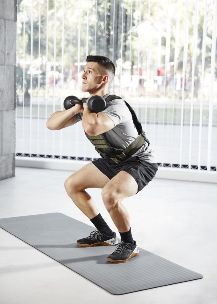 Mejora las squat con la electroestimulación
